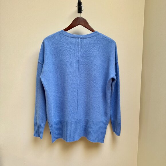 C by Bloomingdale's 100% Cashmere High-Low Crewneck Sweater - Picture 5 of 8